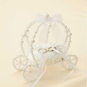 エターナルリングピロー 馬車タイプ 完成品 ウエディング、結婚式に