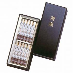 伽羅永寿塗箱短寸10入　進物線香　　　お仏壇・仏具の浜屋