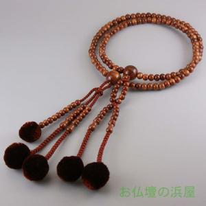数珠（念珠） 金剛菩提樹・翡翠（ヒスイ）[二天]仕立 22珠 紐房 男性