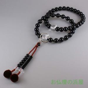 数珠（念珠） 金剛菩提樹・翡翠（ヒスイ）[二天]仕立 22珠 紐房 男性