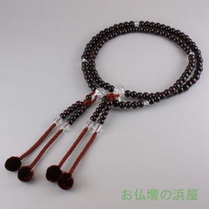 数珠（念珠） 金剛菩提樹・翡翠（ヒスイ）[二天]仕立 22珠 紐房 男性
