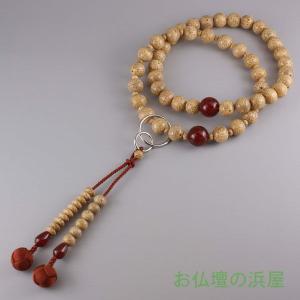 数珠（念珠） 金剛菩提樹・翡翠（ヒスイ）[二天]仕立 22珠 紐房 男性