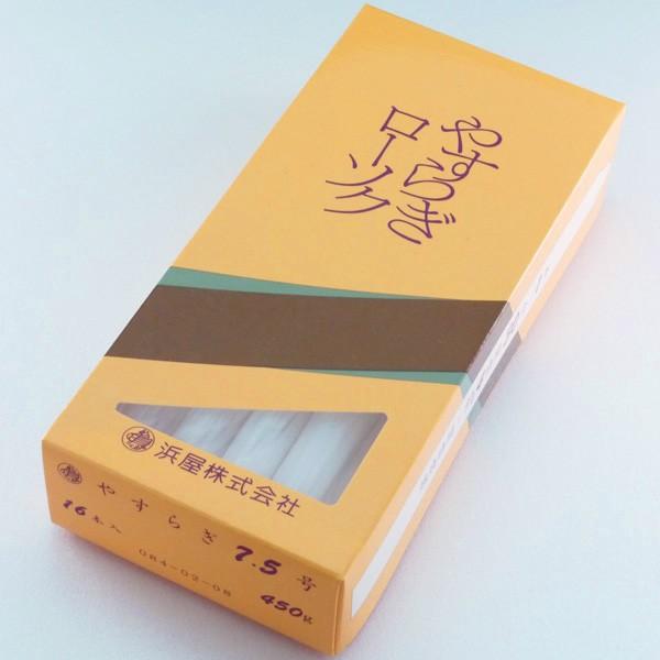 ローソク/蝋燭　ろうそく　 7.5号　　お仏壇・仏具の浜屋