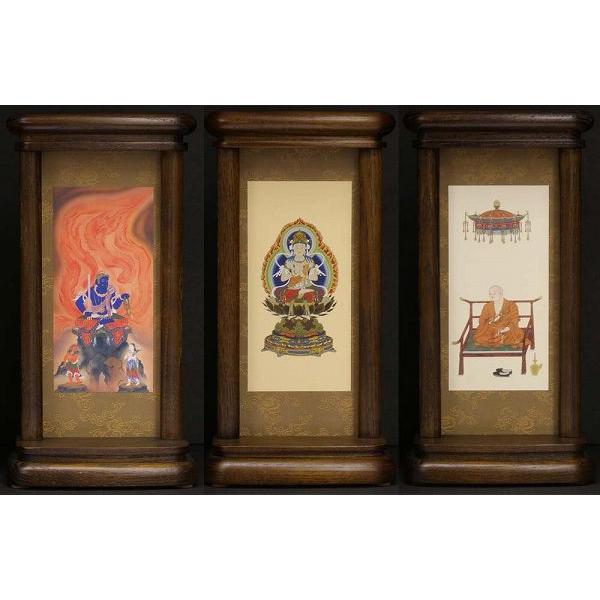 スタンド型掛軸 御本尊セット　　真言宗用　 　中サイズ　　　お仏壇・仏具の浜屋