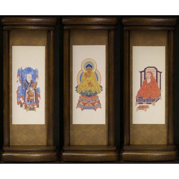 スタンド型掛軸 御本尊セット　　禅宗用　 　中サイズ　　　お仏壇・仏具の浜屋