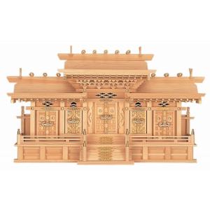 マス組付五社・大　（ひのき） 横巾97×高さ56cm 【神棚】 ●お仏壇・仏具の浜屋