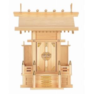 中神明　（ひのき） 横巾36×高さ41cm 【神棚】 ●お仏壇・仏具の浜屋