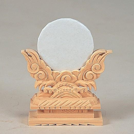 神鏡上彫　2寸 【神具】 ●お仏壇・仏具の浜屋