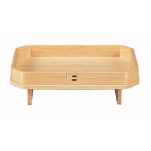 長三宝　7寸×5寸　（ひのき） 【神具】 ●お仏壇・仏具の浜屋