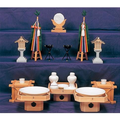祖霊舎用神具セット・中   【祖霊舎用】 【神具】●お仏壇・仏具の浜屋