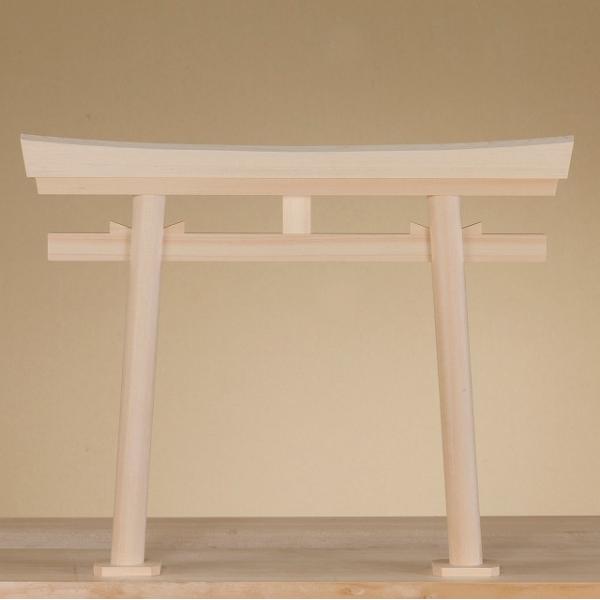 白木鳥居　中　（木曽ひのき） 横巾50cm【神具】 ●お仏壇・仏具の浜屋