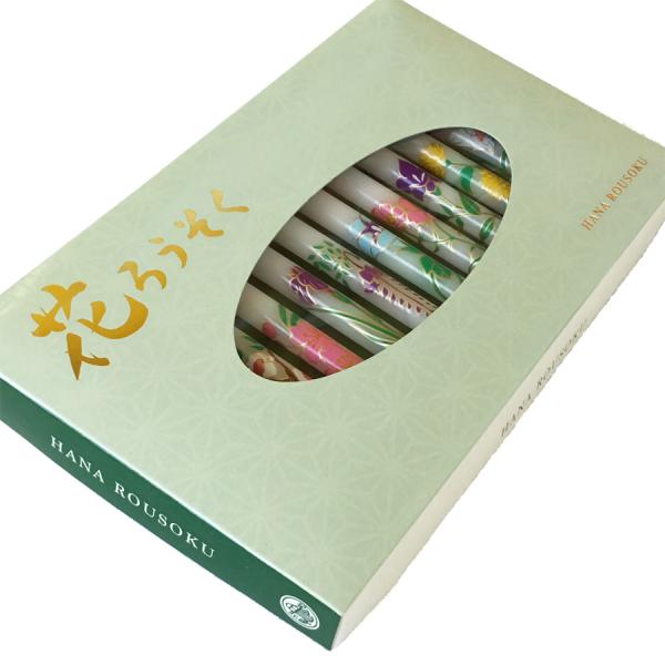 花の灯明　四季の花　ローソク/蝋燭　ろうそく　　１２本入
