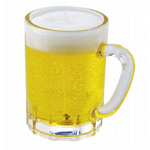 好物ローソク　ミニジョッキ（ビール）　　お仏壇・仏具の浜屋