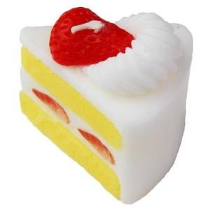好物ローソク　スイーツキャンドル　イチゴのショートケーキ　甘い香り付き　【カメヤマローソク】　　お仏壇・仏具の浜屋