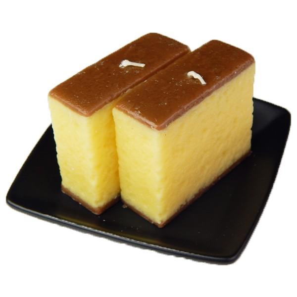 好物ローソク　カステラキャンドル　甘い香り付き　【カメヤマローソク】　　お仏壇・仏具の浜屋
