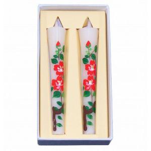 絵ろうそく　絵ローソク　　椿　　お仏壇・仏具の浜屋