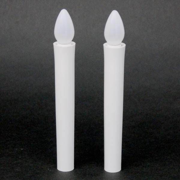 安心のろうそく（電気ローソク）　中　2本入　　お仏壇・仏具の浜屋