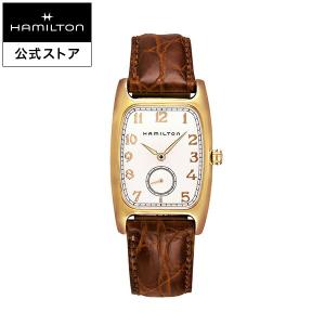 ハミルトン 公式 腕時計 HAMILTON  アメリカンクラシック ボルトン クオーツ 27.00MM レザーベルト H13431553 男性 正規品