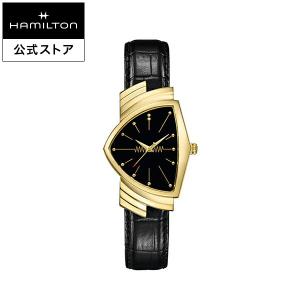 ハミルトン 公式 腕時計 HAMILTON  ベンチュラ  クオーツ 32.30MM レザーベルト ...