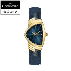 ハミルトン 公式 腕時計 HAMILTON  ベンチュラ クオーツ 32.3MM × 50.3MM レザーベルト H24301941 男性 女性 ユニセックス 正規品 2024｜