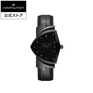 ハミルトン 公式 腕時計 HAMILTON  ベンチュラ  クオーツ 32.30MM レザーベルト H24401731 男性 正規品｜hamilton