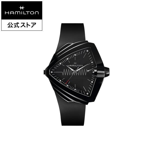 ハミルトン 公式 腕時計 HAMILTON  ベンチュラ XXL ブライト クオーツ 52MM ラバ...