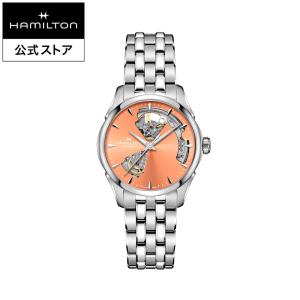 ハミルトン 公式 腕時計 HAMILTON  ジャズマスター オープンハート レディ 自動巻き 36.00MM メタルブレス H32215100 女性 正規品 2024