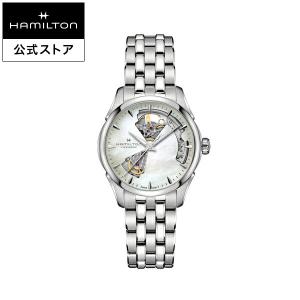 ハミルトン 公式 腕時計 HAMILTON  ジャズマスター オープンハート レディ 自動巻き 36.00MM メタルブレス H32215190 女性 正規品｜hamilton