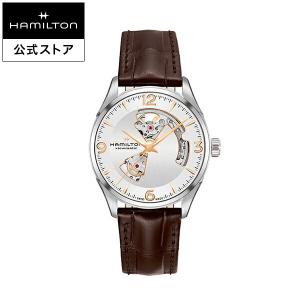 ハミルトン 公式 腕時計 HAMILTON  ジャズマスター オープンハート 自動巻き 42.00MM レザーベルト H32705551 男性 正規品｜hamilton