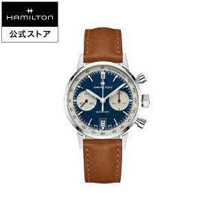 ハミルトン 公式 腕時計 HAMILTON  アメリカンクラシック イントラマティック オートクロノ 自動巻き 40.00MM レザーベルト H38416541 男性 正規品｜hamilton