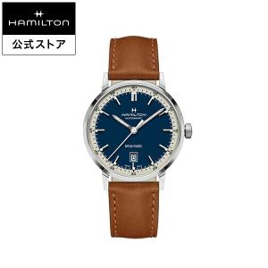 ハミルトン 公式 腕時計 HAMILTON  アメリカンクラシック イントラマティック 自動巻き 40.00MM レザーベルト H38425540 男性 正規品｜hamilton