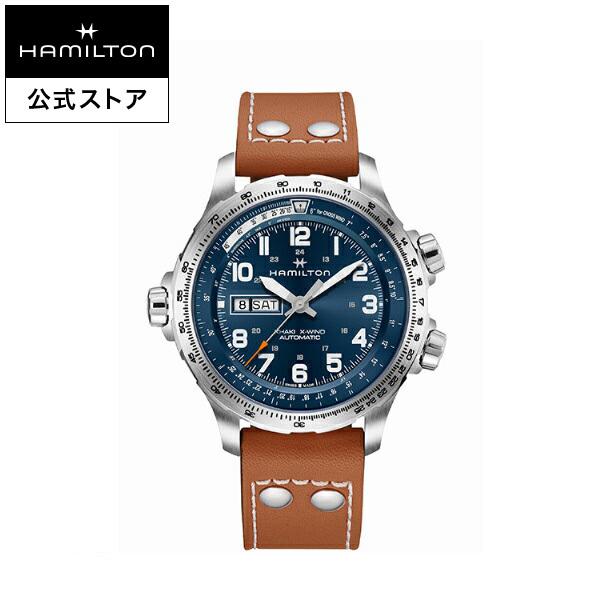 ハミルトン 公式 腕時計 HAMILTON  カーキ アビエーション X-Wind デイデイト 自動...