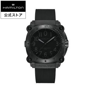 ハミルトン 公式 腕時計 HAMILTON  カーキ ネイビー ビロウゼロ チタニウム 自動巻き 46.00MM ラバーベルト H78505330 男性 正規品｜hamilton