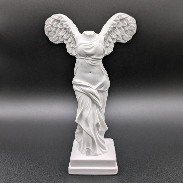 サモトラケのニケ風 フィギュア 13.2cm 勝利の女神 石膏像風 レプリカ インテリア オブジェ ...