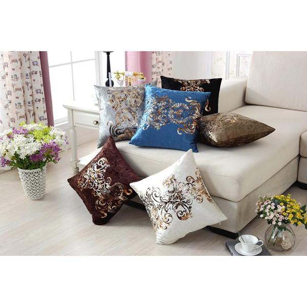 ゴージャス クッションカバー 2枚セット 45×45cm ベルベット おしゃれ  クラシック モダン...