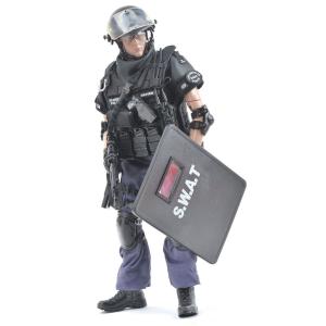 SWAT 1/6 POINT MAN ミリタリーフィギュア セット 全長30cm 特殊部隊 警察 人形 超精巧 ポイントマン ロサンゼルス スワット｜hammars