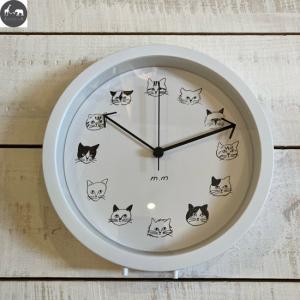 Matsuo Miyuki (松尾　ミユキ）　2way clock Cats L White インテリア/時計　　8000000worksより入荷