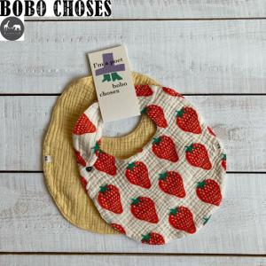 BOBO CHOSES（ボボショーズ、ボボショセス）Strawberry  bib pack　  子供服/スタイ　 日本総輸入代理店より入荷｜hammock-family