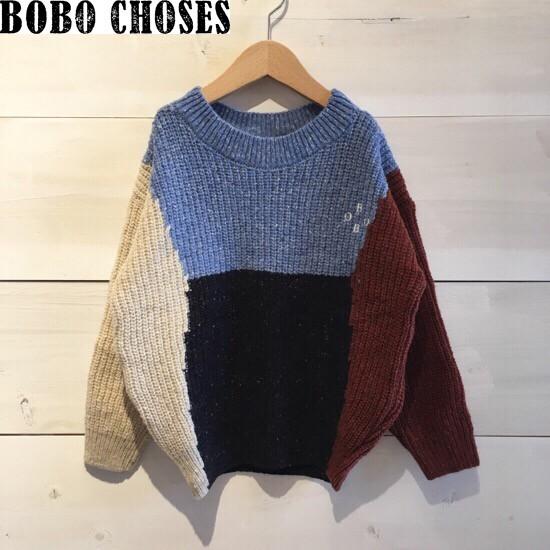 BOBO CHOSES（ボボショーズ）　Color Block BOBO Jumper　 子供服/ニ...