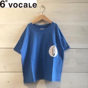 6°VOCALE（セスタヴォカーレ）　B&FＴシャツ　子供服/Tシャツ　BLUE    SIZE130-160　6°VOCALEより入荷｜hammock-family