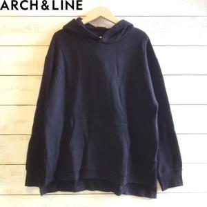 ARCH＆LINE（アーチアンドライン）　メンズ　SALT L/S HOODY　BLACK　ARCH&LINEより入荷｜hammock-family