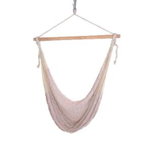 チェアハンモック　ハンモックチェア　ネット　網「ベージュ」