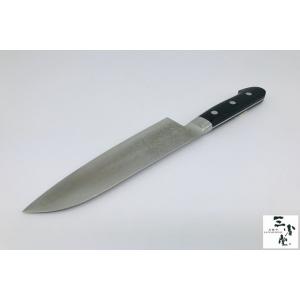 三徳 ダマスカス仕上げ V金10号 口金付 170mm｜hamono-sanshodo