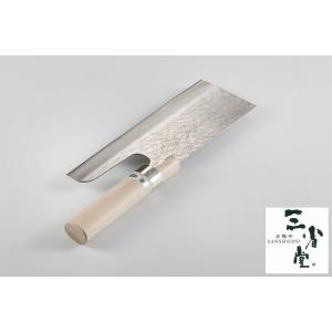 蕎麦切り包丁 鎚目 DPゴールド 240mm