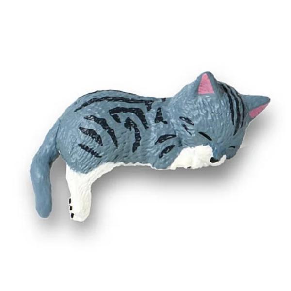 【送料200円〜】あめしょ「ふちやすみ にゃんこ2」猫　動物フィギュア