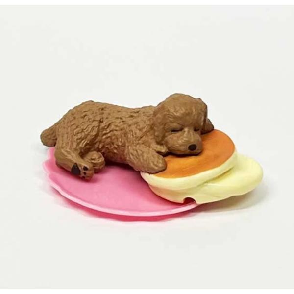【送料200円〜】ラブラドゥードル 「おやすみっくす」ラブラドール×プードル　犬　動物フィギュア