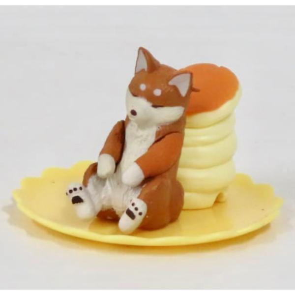 【送料200円〜】シバチワ 「おやすみっくす」柴犬×チワワ　動物フィギュア
