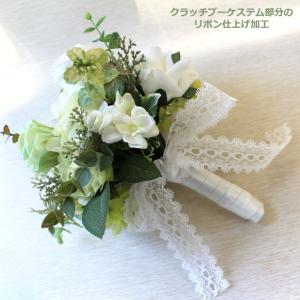オプション 加工代 クラッチブーケのステム部分のリボン仕上げ加工