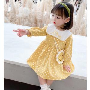 キッズ ワンピース キッズ ベビー フレンチスリーブ 長袖 子供服 子ども 春 夏 シンプル おしゃれ カジュアル おでかけ お揃い おそろい リンクコーデ 花柄 yf4 はなまるストア 通販 Yahoo ショッピング