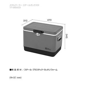 TENT FACTORY(テントファクトリー) メタルクーラーボックス スチールボックス M TF-...